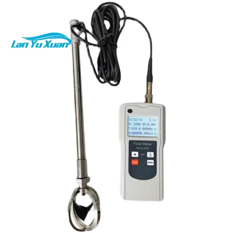 

Digital current meter FM-210V5 open channel river reservoir Ultrasonic flow for field irrigation