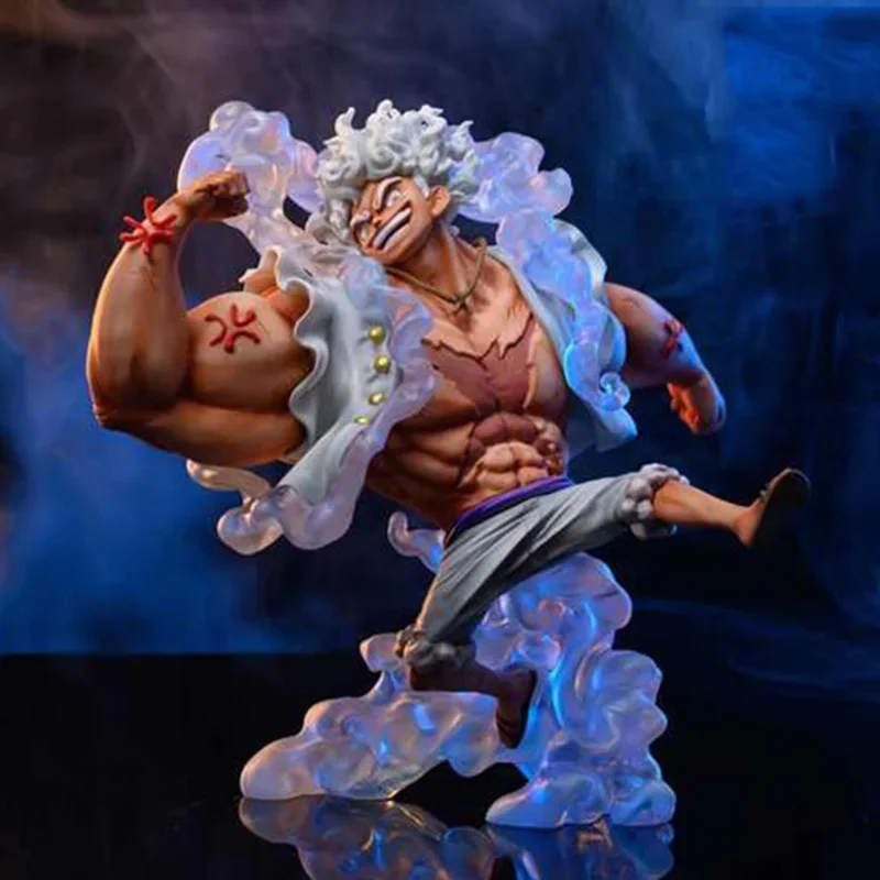 17cm One Piece Luffy Gear 5 Anime Figures Hercules Nika Collection PVC Action Figurals Statue Luffy Model Doll Decoration Home