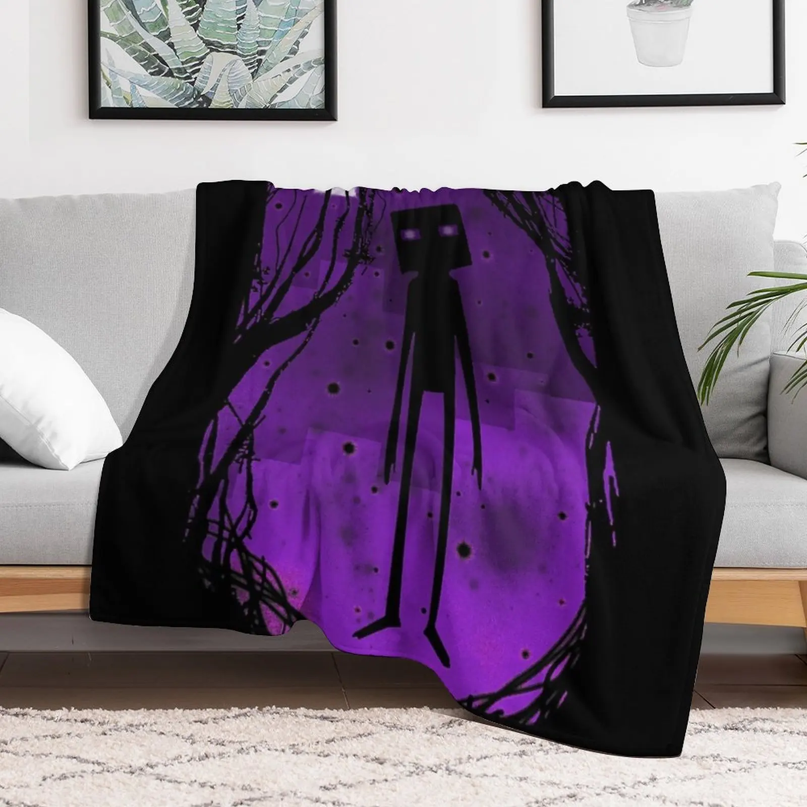 Enderman Classic T-Shirt.png Throw Blanket decorative Personalized Gift Winter beds Picnic Blankets