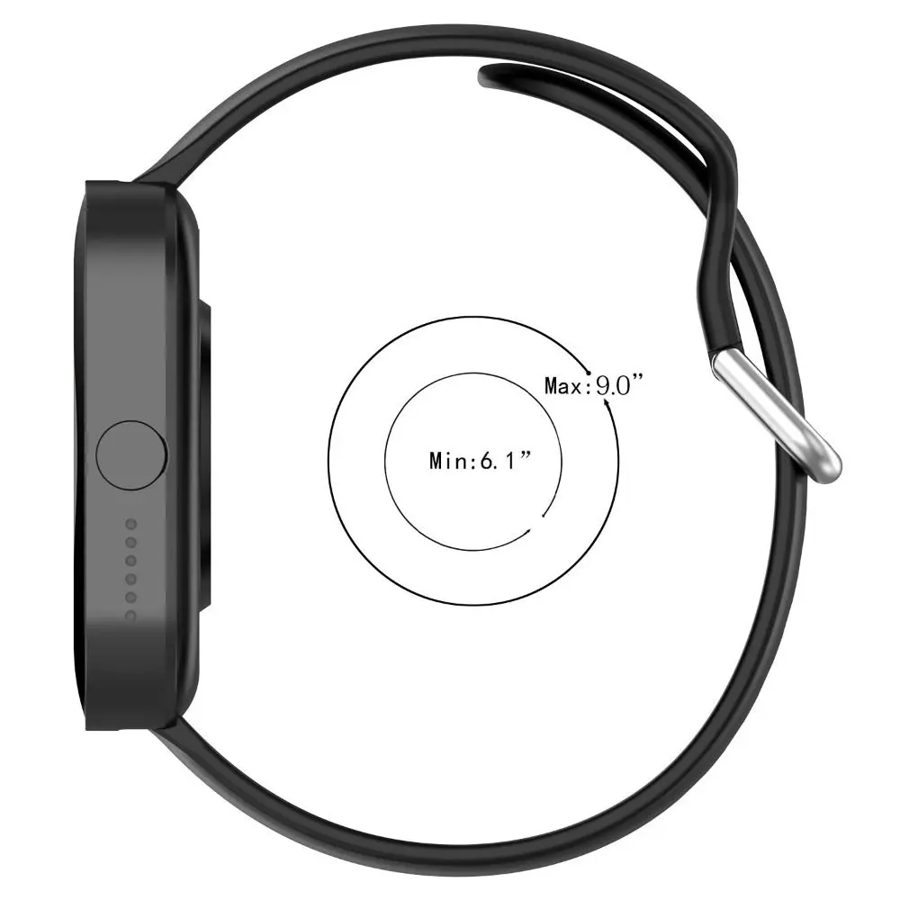 Pulseira de silicone de substituição macia pulseira 22mm acessórios pulseira de relógio inteligente para cmf relógio pro