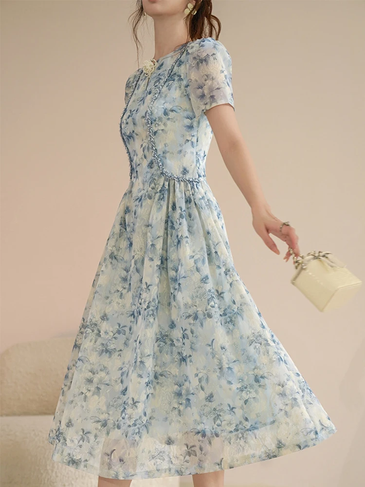 فستان سهرة رسمي حلو عتيق للسيدات أنيق لحفلات أعياد الميلاد مطوي سوينغ رداء نسائي للحفلات الراقصة فيستدوس فستان نسائي