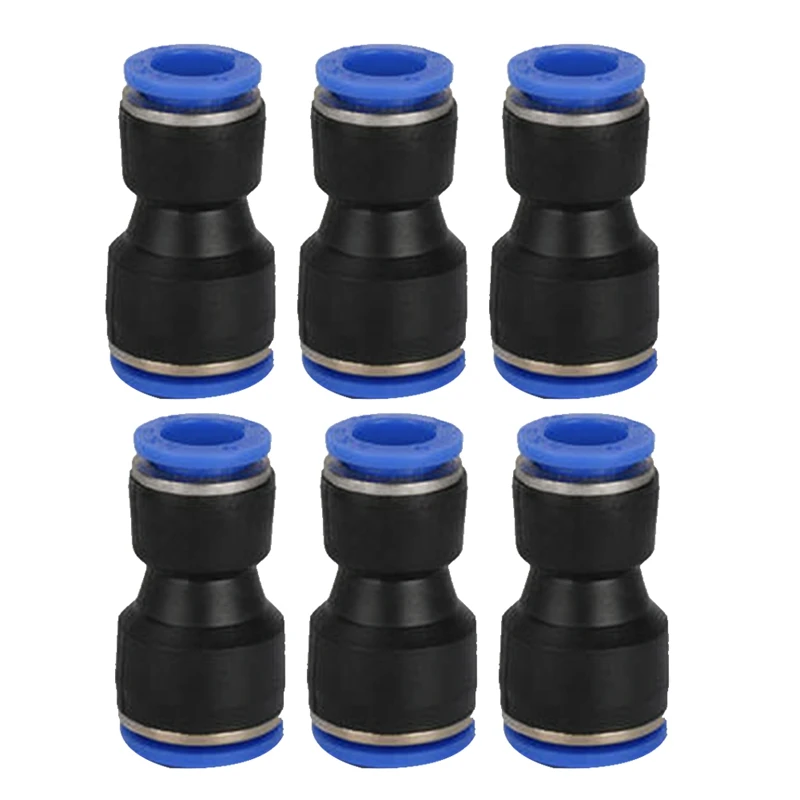 

100PC Lot PG4-6Mm 6-8Mm 6-10Mm Air Pneumatic Fitting One Touch Into Straight Fittings Quick Connectors PG12-10