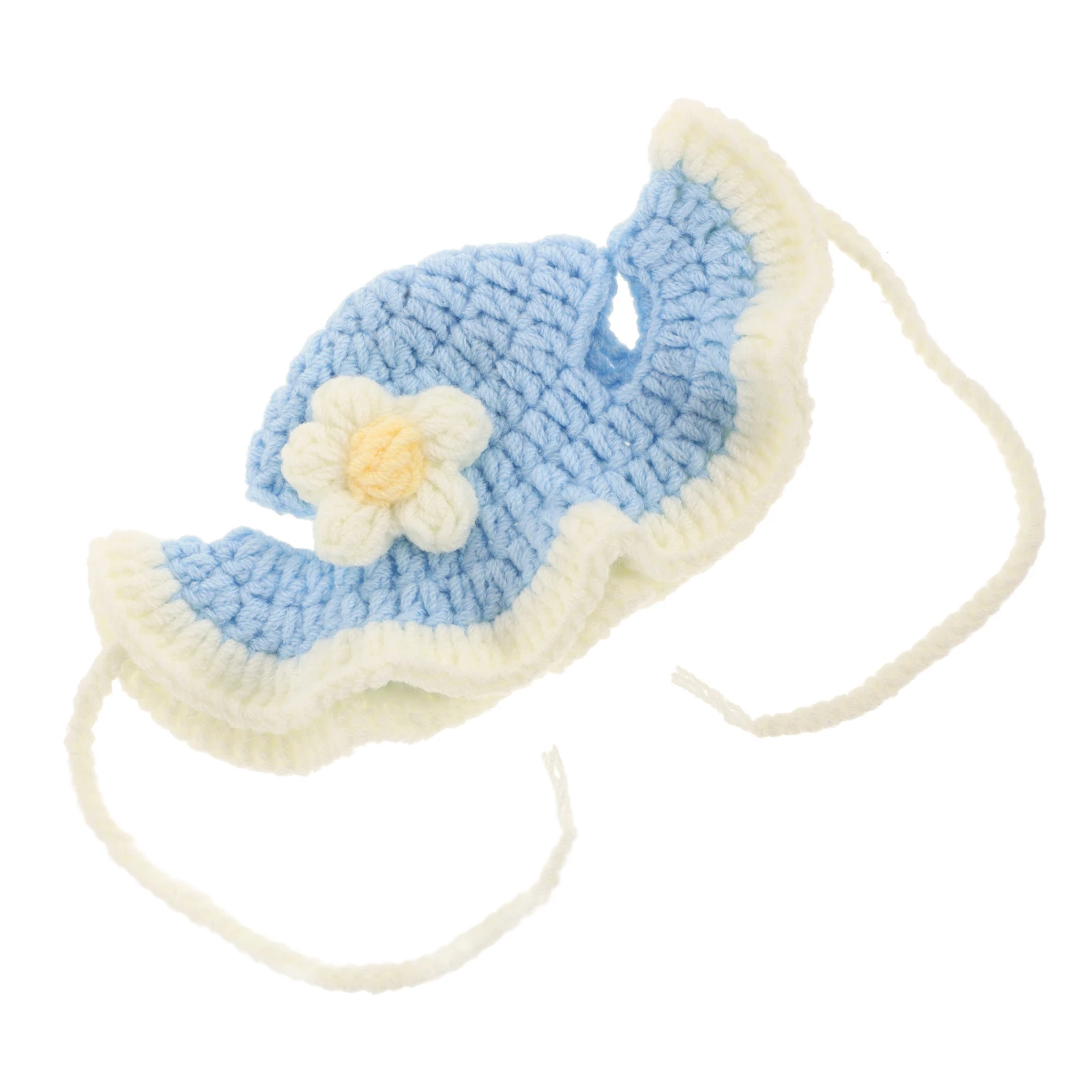 

Cute Dog Hats Cat Hat Flower Cap Polyester Costume Pet Headwear Decorative Puppy Accessories Dog Hat Party Wear