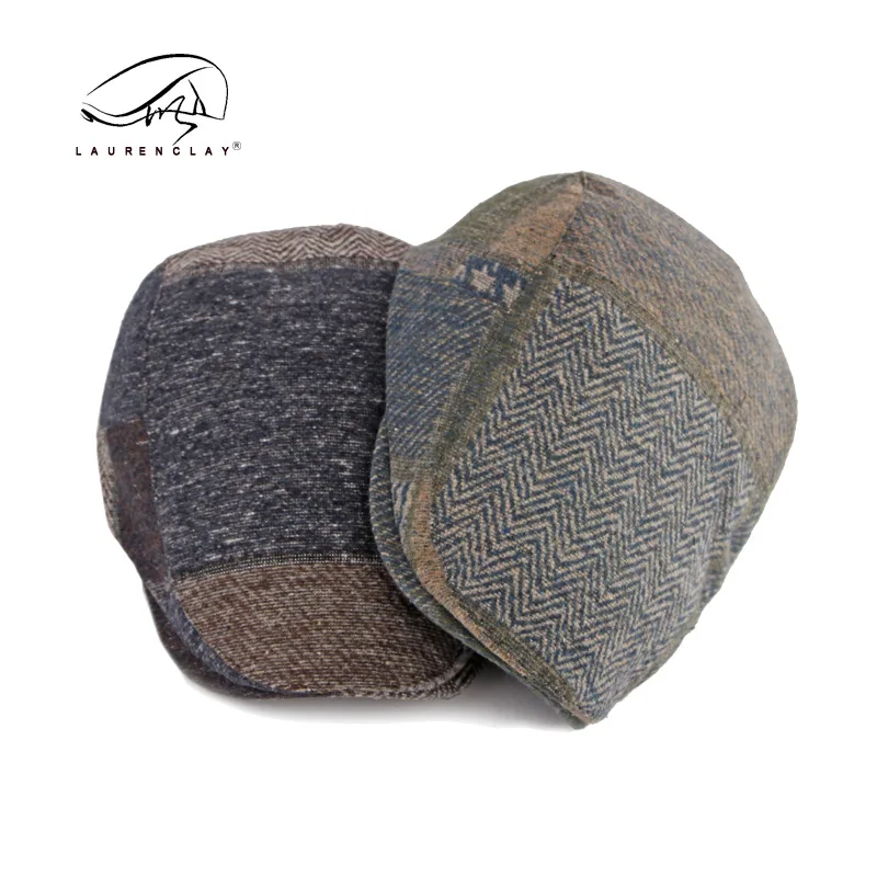 Sombreros de Newsboy ajustables para hombres y mujeres, gorra plana, Cabbie irlandés Gatsby, boinas de hiedra de Tweed