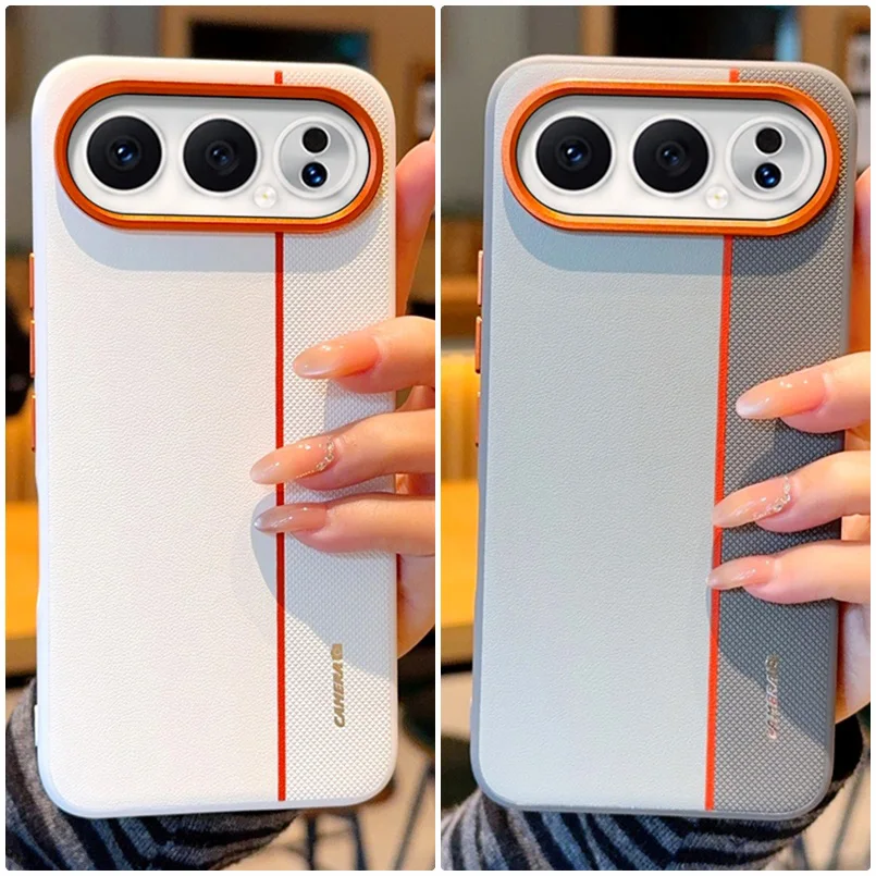 حافظة عدسات واقية ملونة من الجلد الصناعي باللون الأحمر لهاتف Honor 500 Pro Honor500 غطاء حماية للكاميرا