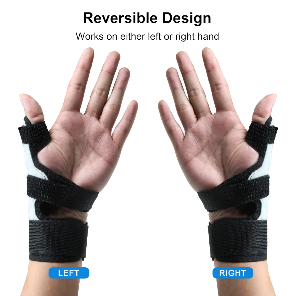 Thumb Brace for Arthritis Pain Relief - Adjustable Spica Splint with Wrist Support, Left/Right Hand - Men & Women