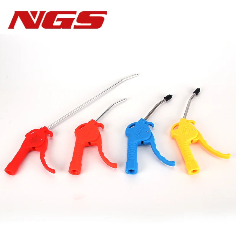 Air Duster Electric Air Blow Gun Pneumatic Tool Metal Bent Tube Long Short Nozzle Hand Held Cleaning Tool Tire Pressure