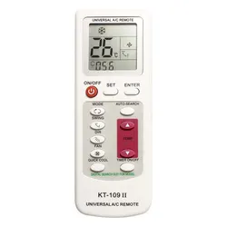 NEW KT109II Universal Air Conditioner Remote Control Replacement LCD Display Remote Control With Base