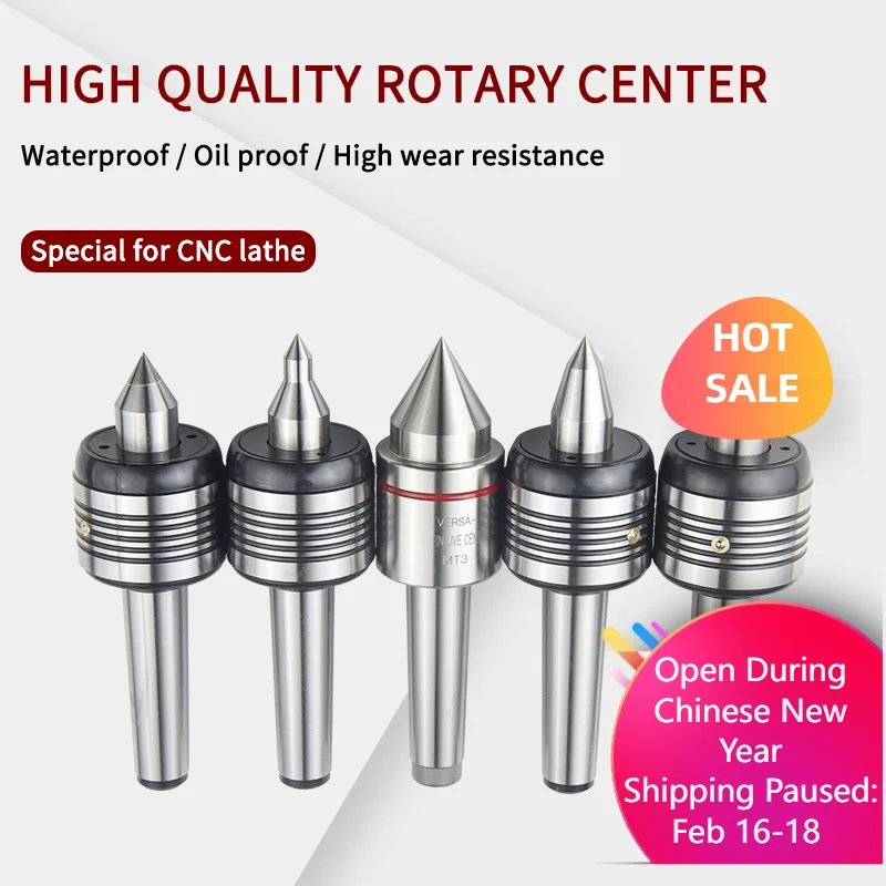 

MT3 MT4 Steel Lathe Live Center Taper Tool Triple Bearing CNC Live Revolving Milling Center Taper Machi
