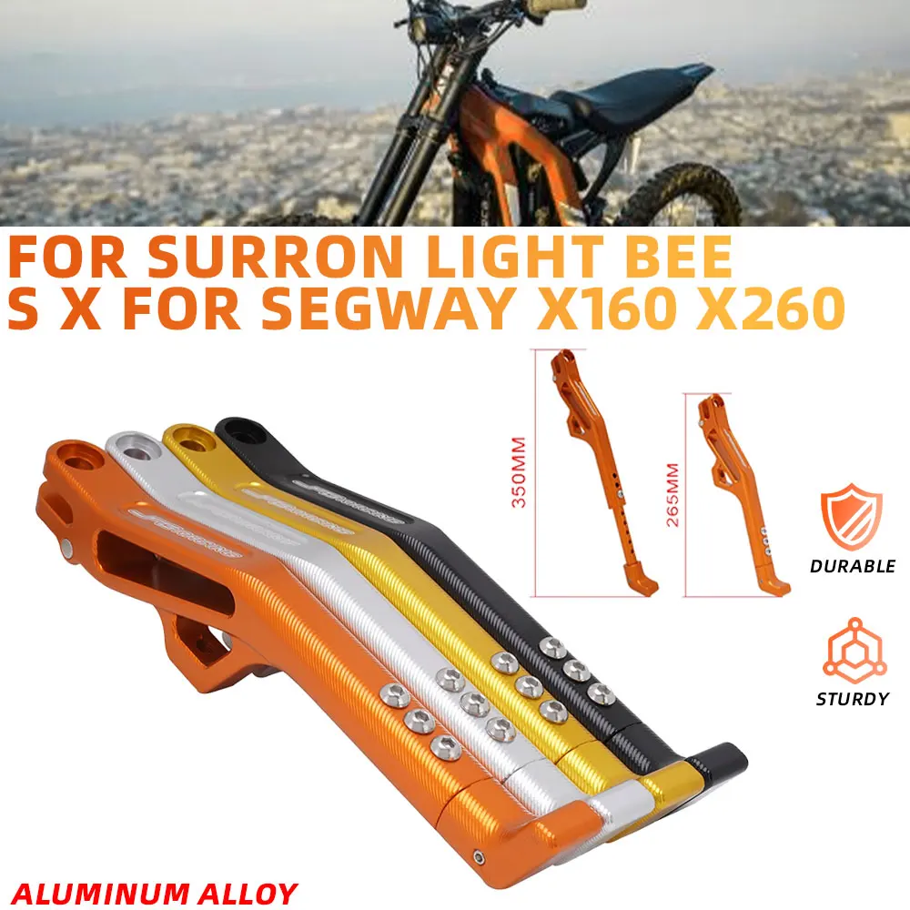 Motorcycles Parts CNC 265mm-350mm Adjustable Foot Side Kick Stand Kickstand For Surron Light Bee S X For Segway X160 X260