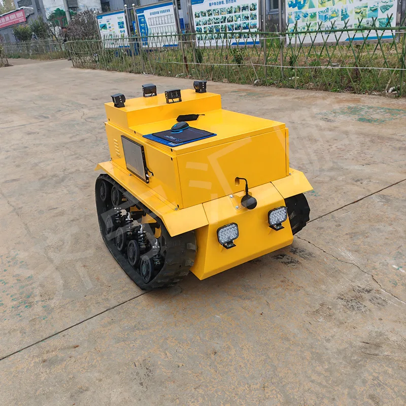 Multifunctional crawler automatic obstacle avoidance unmanned crawler chassis magnetic navigation crawler assembly