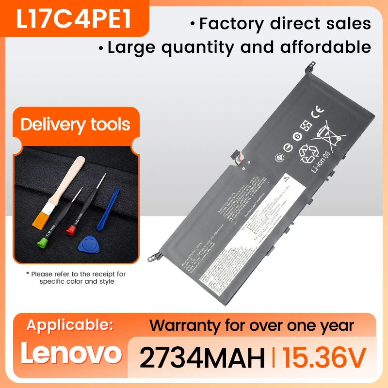 

L17C4PE1 For Lenovo YOGA S730-13 S730-13IWL ( 81J0 ) IdeaPad 730S 13 730S-13IWL Laptop Battery L17M4PE1 L17S4PE1