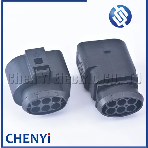 Imagen 2 del producto 6 pines 3,5 mm 1J 0973733   Conector impermeable automático hembra o macho LSU 4,2 conector del Sensor de oxígeno 1J 0973833   1J0 973 733 Para VW