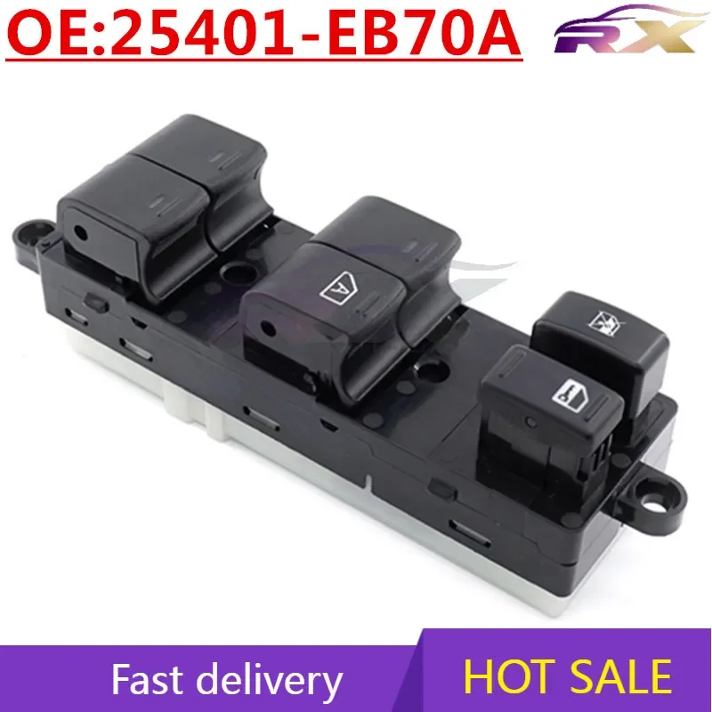 NEW:25401-EB70A Power Window Master Control Switch For Nissan