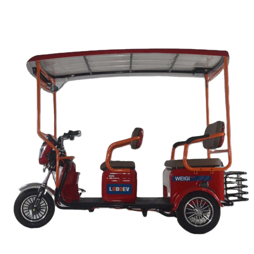 3 Wheel Vehicles Solar For Electricbike With Rain Cover Electro Tricycle