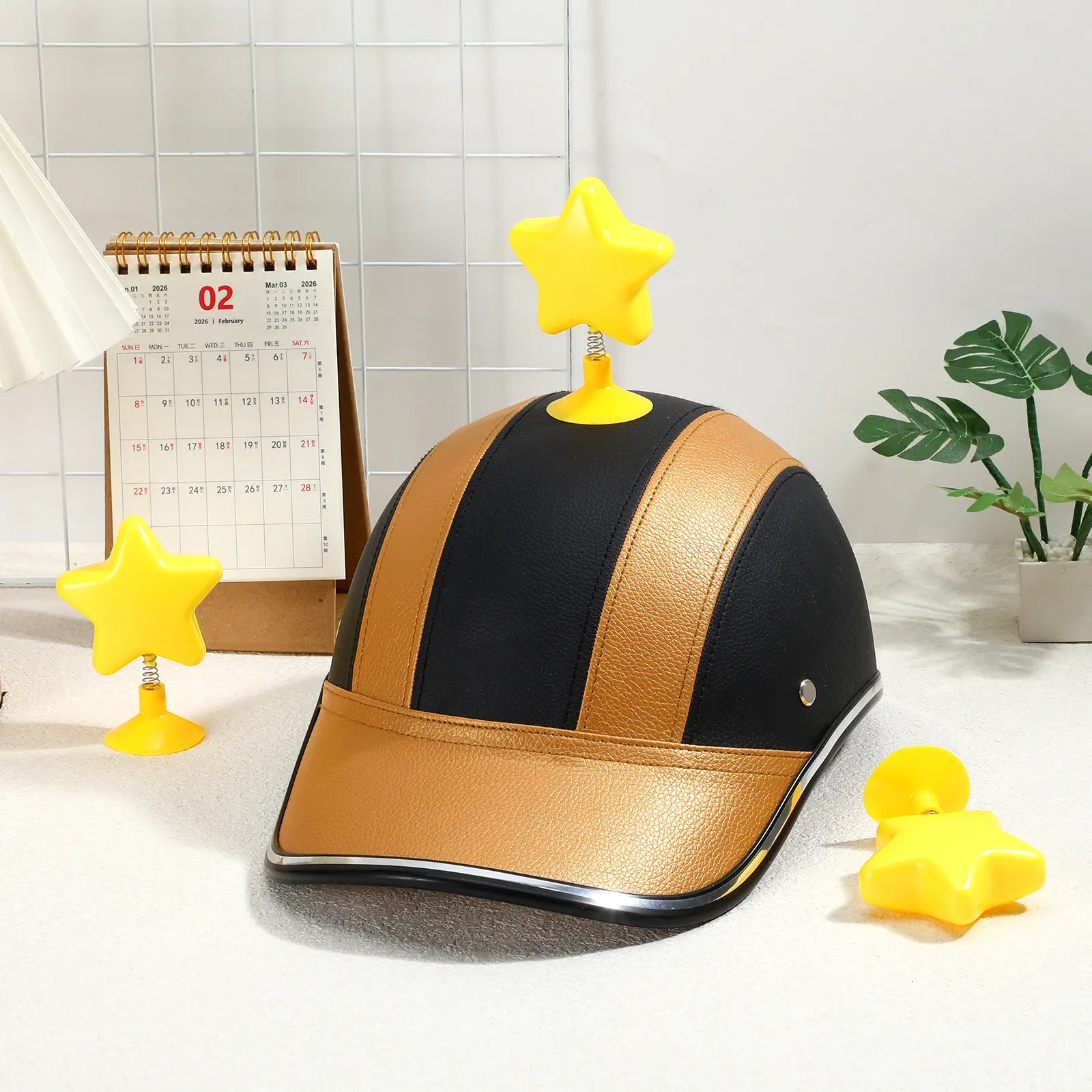 

8 шт. Забавные пружинные топперы-звездочки для украшения велосипедов, самокатов, сноубордов, мотоциклетных шлемов и аксессуаров