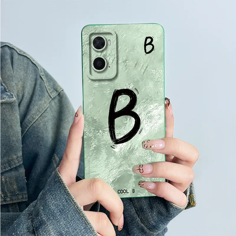 Capa For Samsung Galaxy A13 5G SM-A136 Soft Phone Case Bumper Protective Smartphone Capa Sweet Letters Painted Funda Cover Coque