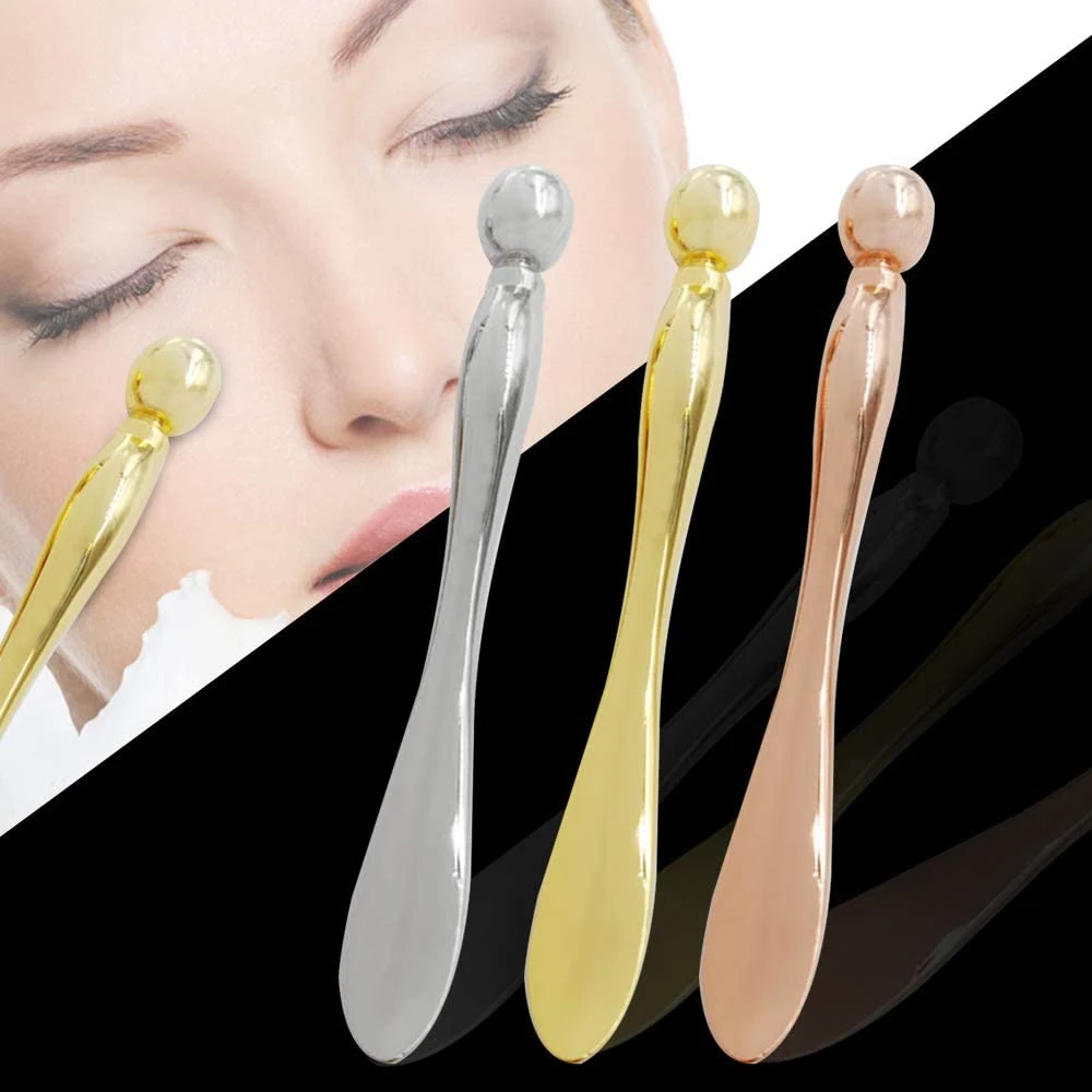 Sleep Eye Massager, Mask Spoon DIY Dark Circles Eye Cream Scooping Massage Stick Beauty Tool,Anti-Aging, Soothing Eye Fatigue