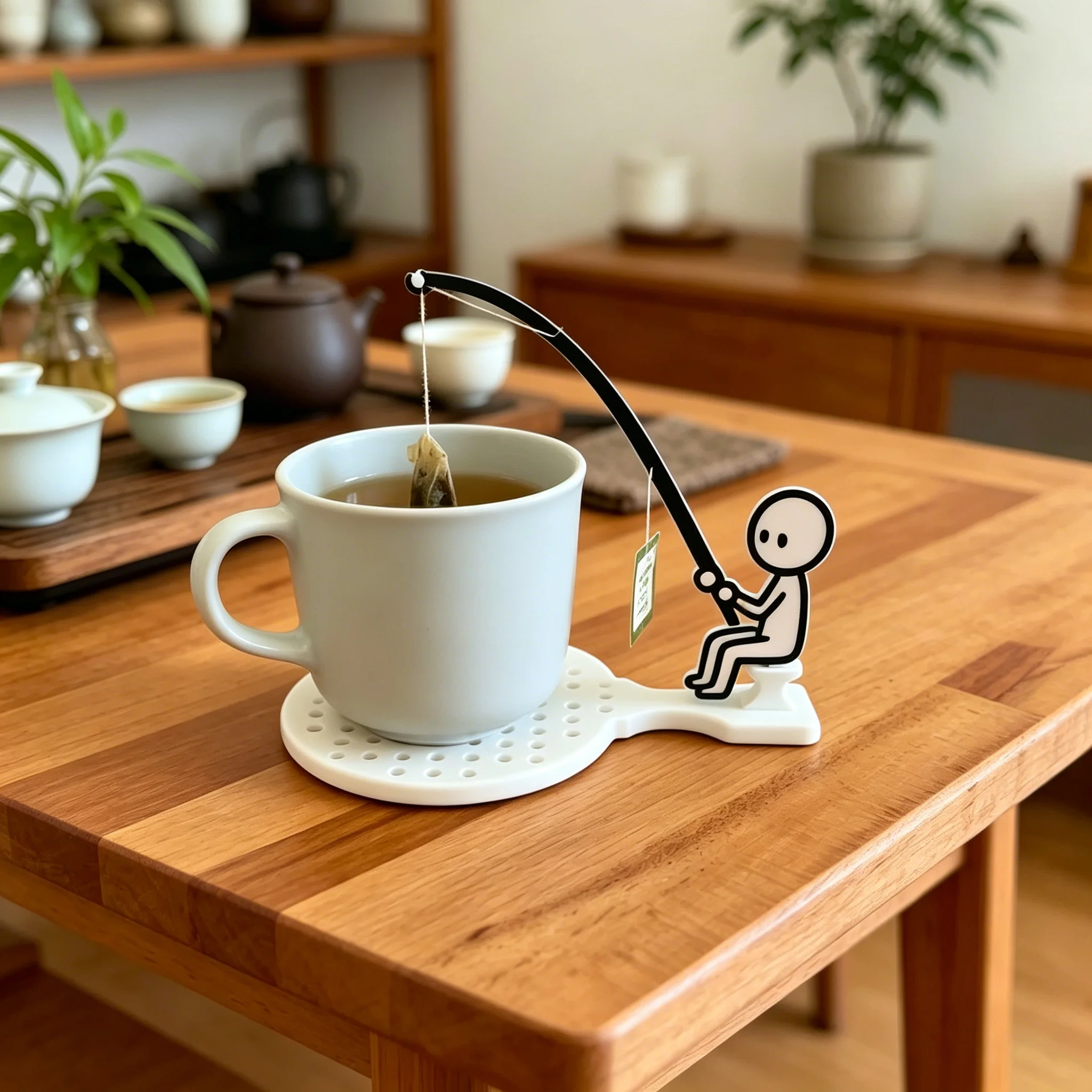 Funny Tea Bag Holder, Cute Fis - Fishing Equipment Stores recensione e prezzo