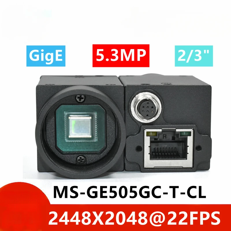 

Ultra-high-speed Gige industrial camera, color Gigabit Ethernet port, CCD global shutter visual inspection, Linux camera