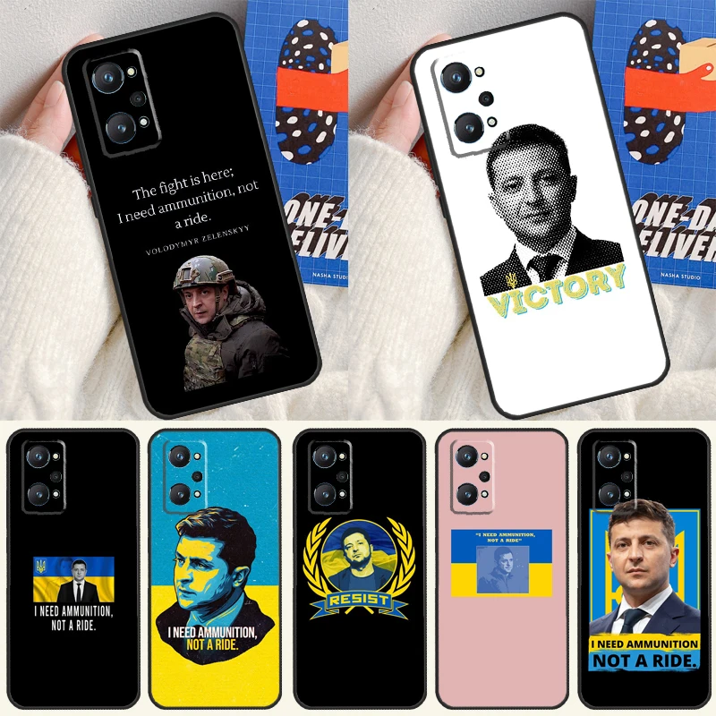 Volodymyr Zelensky For Realme 10 11 Pro Plus GT Neo 5 2T C21Y C30 C31 C33 C35 C55 OnePlus Nord CE 2 3 Lite Case