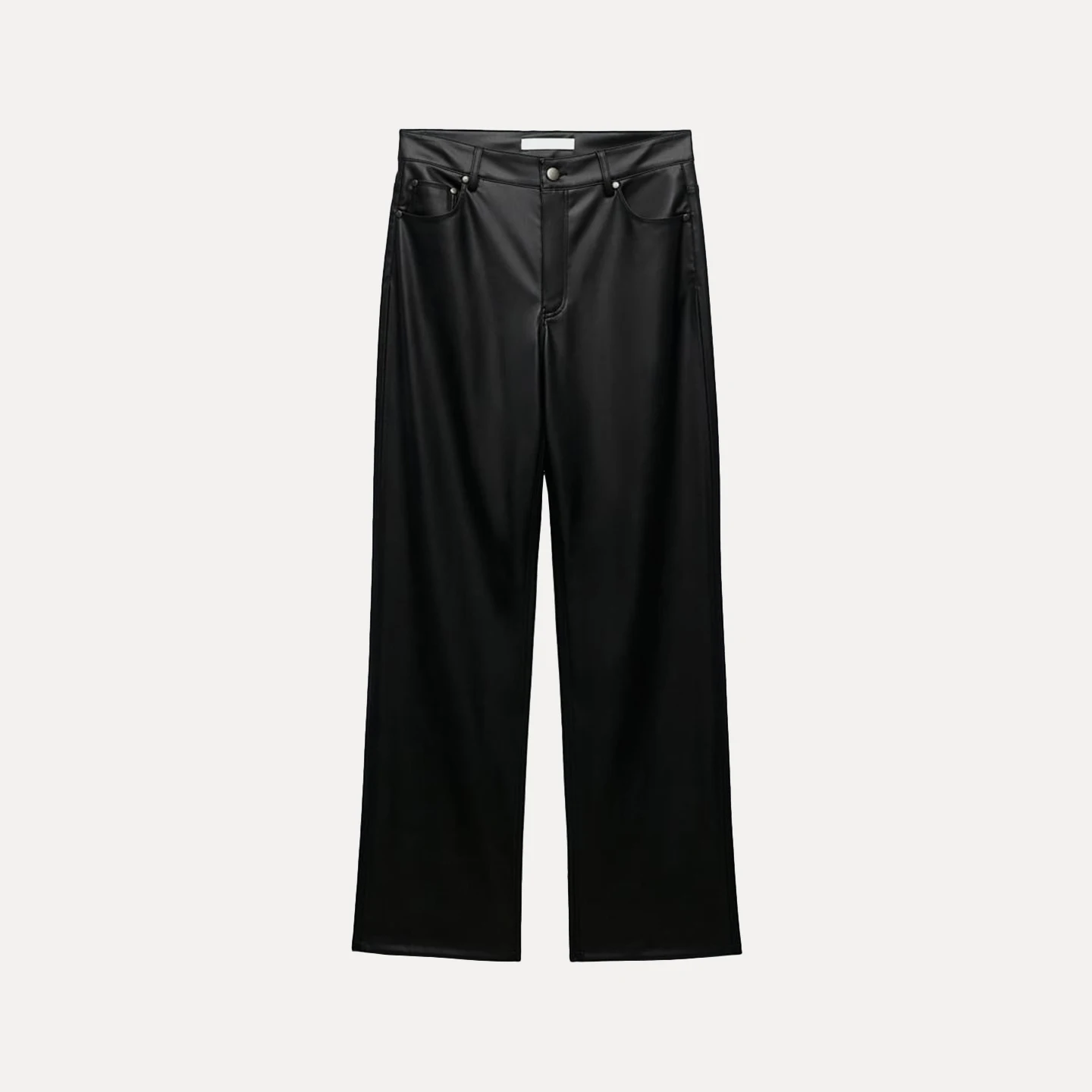 Z Pantaloni a gamba larga a vita alta Pantaloni larghi a taglio dritto Faion da donna Autunno 2025 Pantaloni casual a vita alta