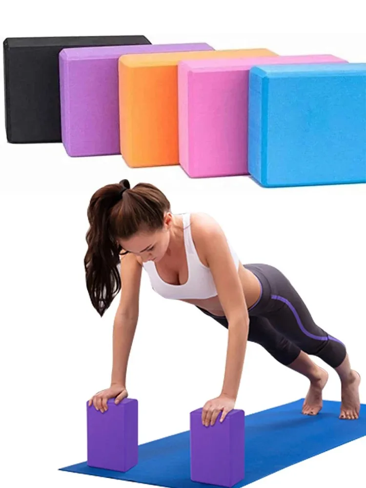 Klocki do jogi Kostki Pilates Klocki Maty wzmacniające Sportowe artykuły do ​​jogi Ćwiczenia Domowy sprzęt do ćwiczeń Fitness Eva — zdjęcie 2