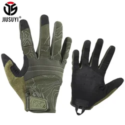 Breathable Tactical Gloves Driving Paintball Shooting Airsoft Combat Hunting Work Touch Screen Protective Full Finger Glove Men