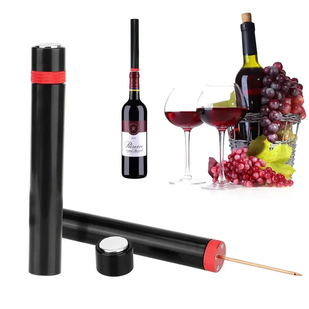 

Bottle Wine Corkscrew Pin Jar Cork Remover Air Pressure Pump Bar Tools Portable Opener Wine Opener Rabbit Beer Items