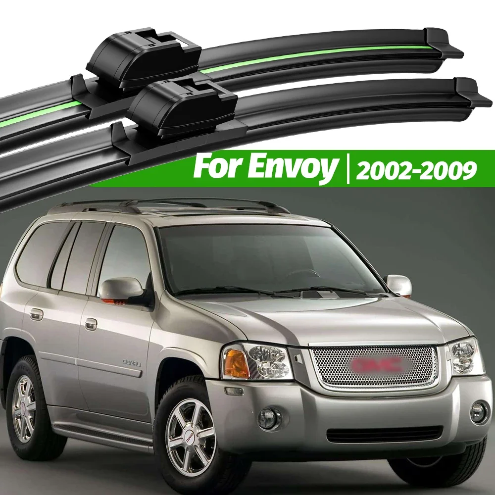 

For GMC Envoy 2002-2009 2pcs Front Windshield Wiper Blades 2003 2004 2005 2006 2007 2008 Windscreen Window Accessories