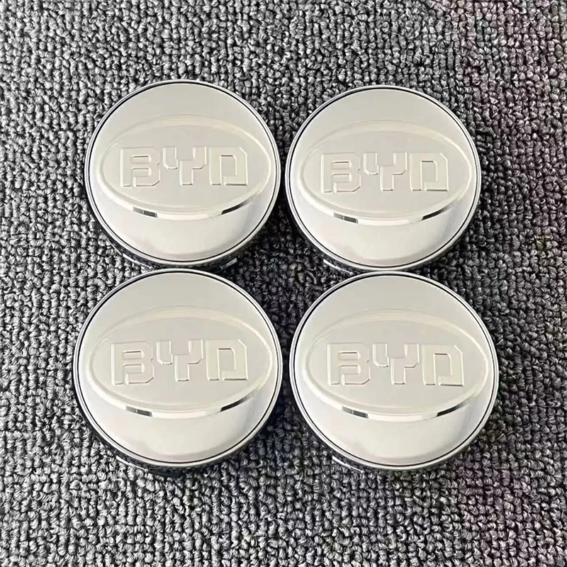 4 Stück 55/58/68mm Auto-Radnabenkappen-Emblem-Aufkleber für BYD Atto 3 Yuan Plus Song Plus Seal Dolphin Seali