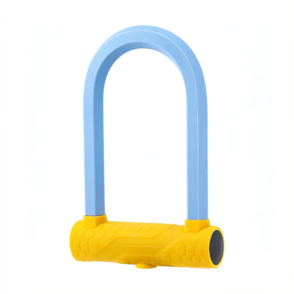 Professional Bicycle U Lock With Steel Cable High Strength Alloy Steel Lock Silicone Guard For Road Mountain Bike Safety