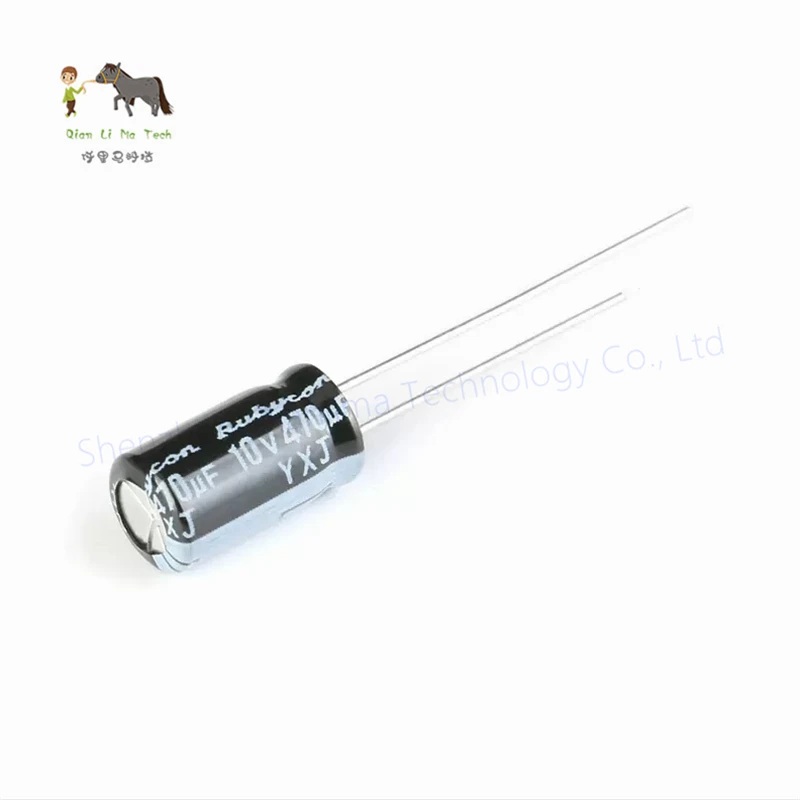 10PCS New Original 10V 470uF ±20% 10YXJ470MFFC6.3X11 DIP Electrolytic Capacitor 10YXJ470M6.3X11