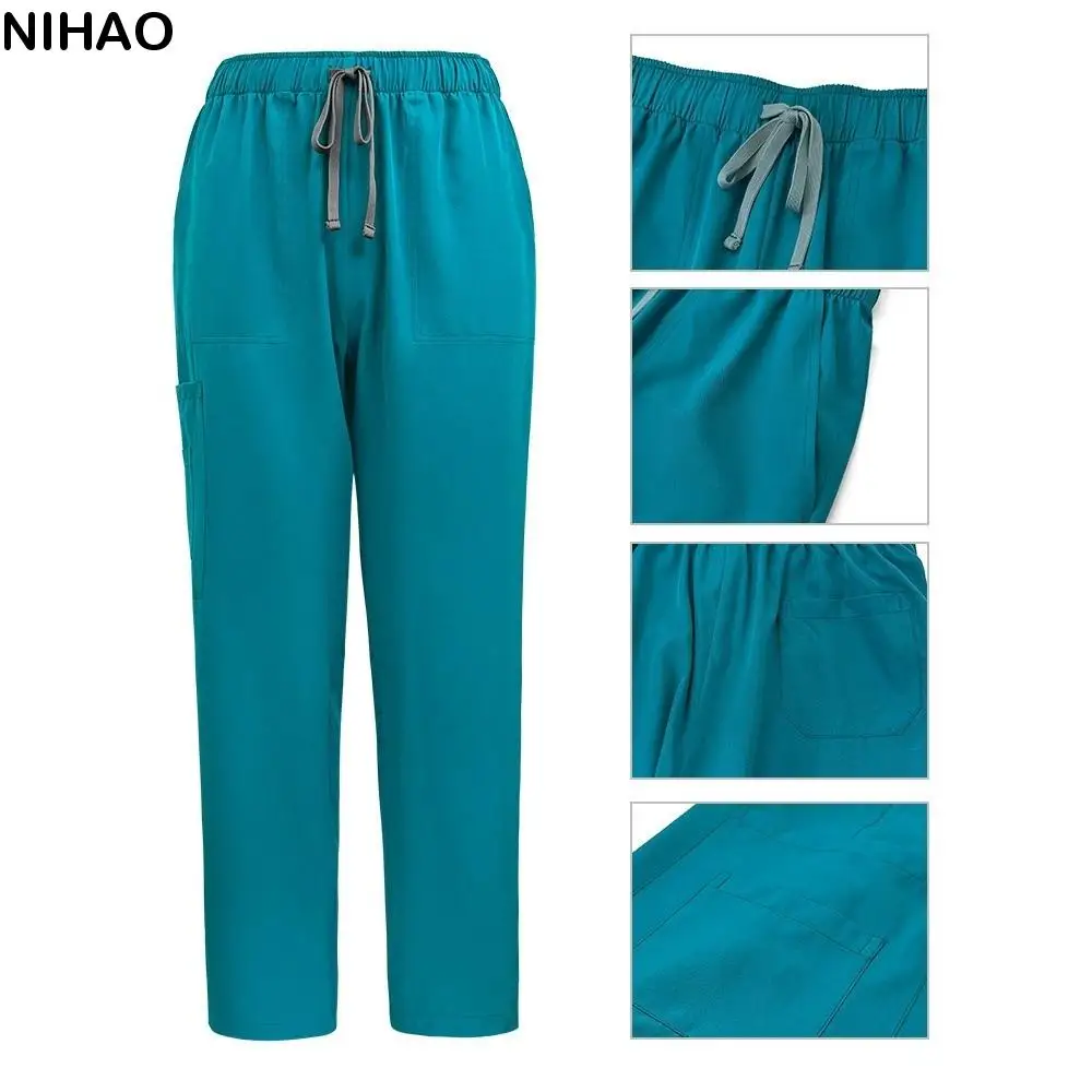 

Быстросохнущий унисекс скраб-костюм, рубашка + брюки, классическая клиническая форма, мягкая футболка, женская аптека, спецодежда, ветеринарная одежда