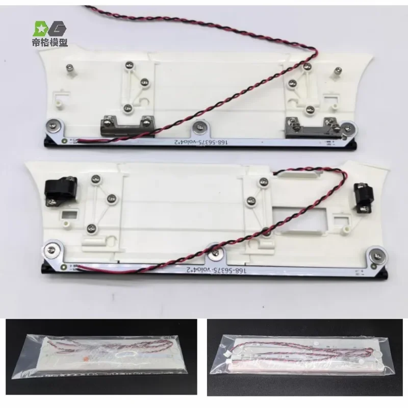 2 szt. Lampy boczna dokładka LED do zdalnie sterowana ciężarówka 1/14 Tamiya przyczepa Volvo FH16XL 750 4x2 56375 części samochodowe