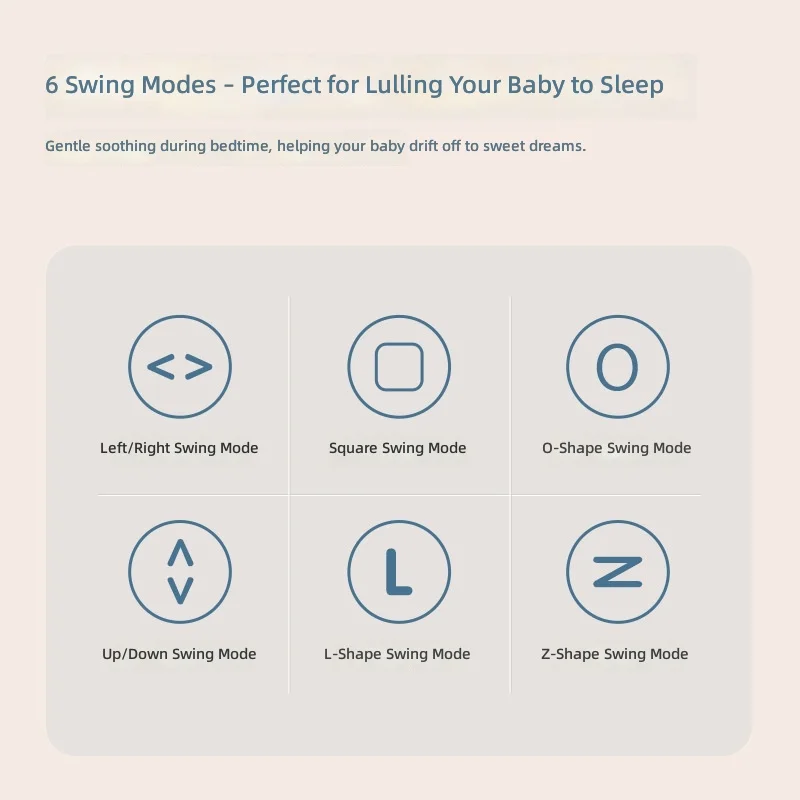 Baby Rocking Cradle, Portable Infant Bed, Multifunctional Newborn Crib, Sit and Lie Baby Bed, Adjustable Sleeping Bassinet