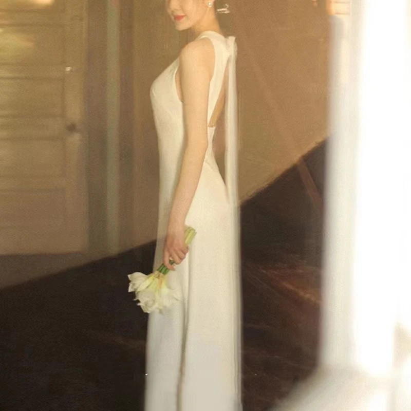 

Ele White Off-oulder Satin Wedding Dr Bal Ball Gown for Young Women 8-25 Years Old Floor-Length A-Line Skirt
