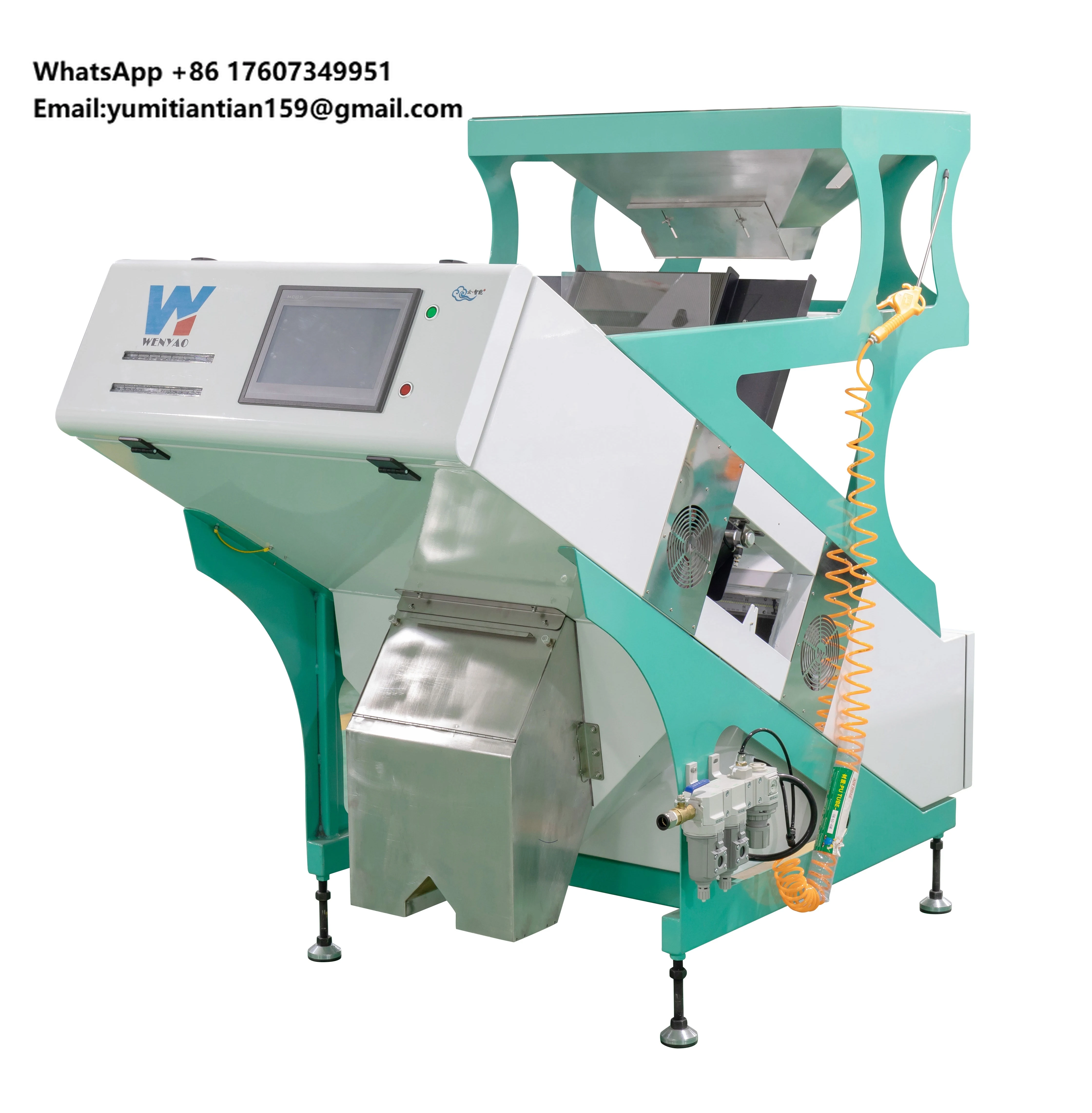 Multipurpose Dried Vegetables Garlic Carrot Granule Onion Potato Flakes AI CCD Optical Color Sorting Machine Wifi Remote Control