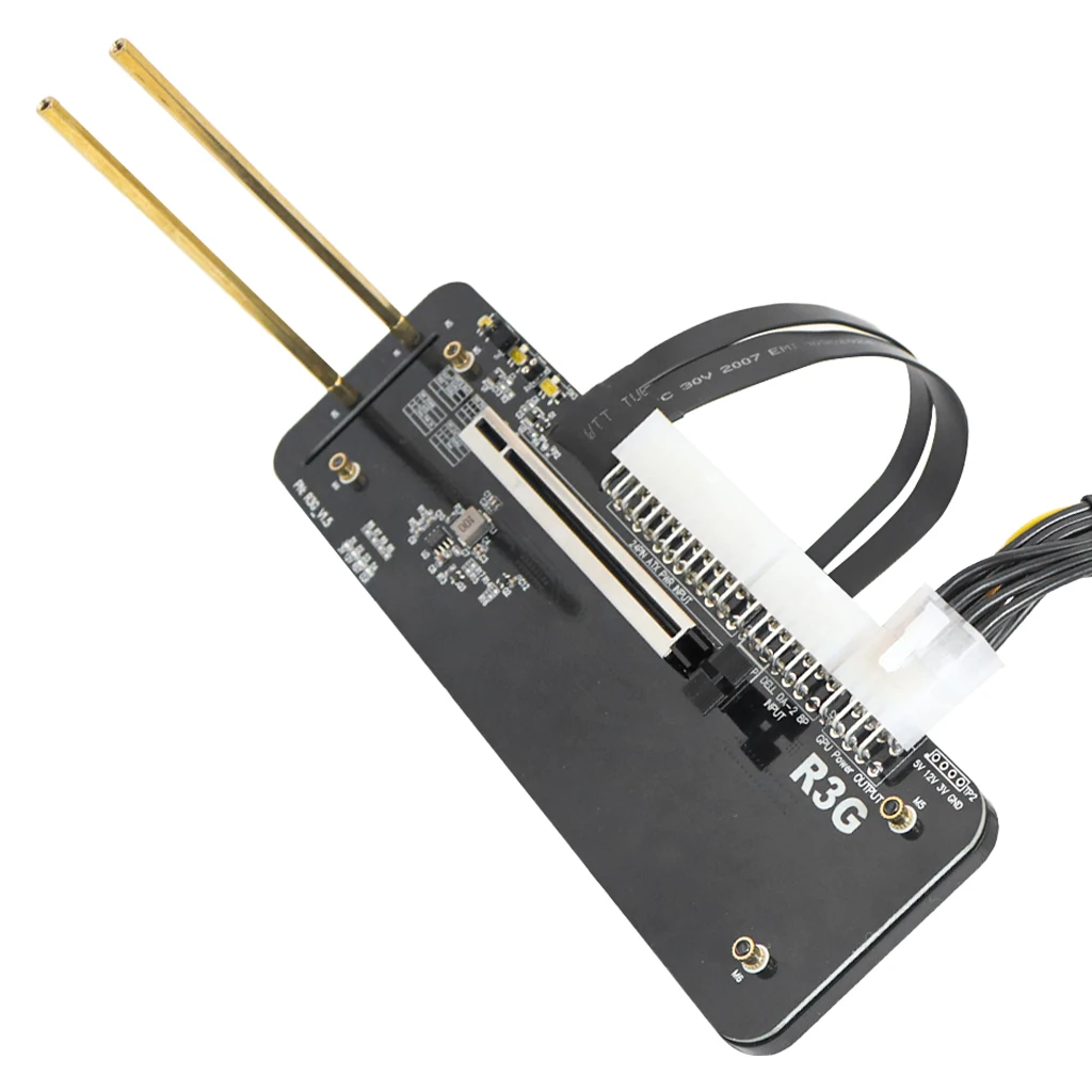 كمبيوتر محمول R43SG M.2 مفتاح M لبطاقة الرسومات الخارجية NVMe دعامة حامل PCIe3.0 x4 كابل الناهض لـ ITX STX NUC VEGA64 GTX1080ti