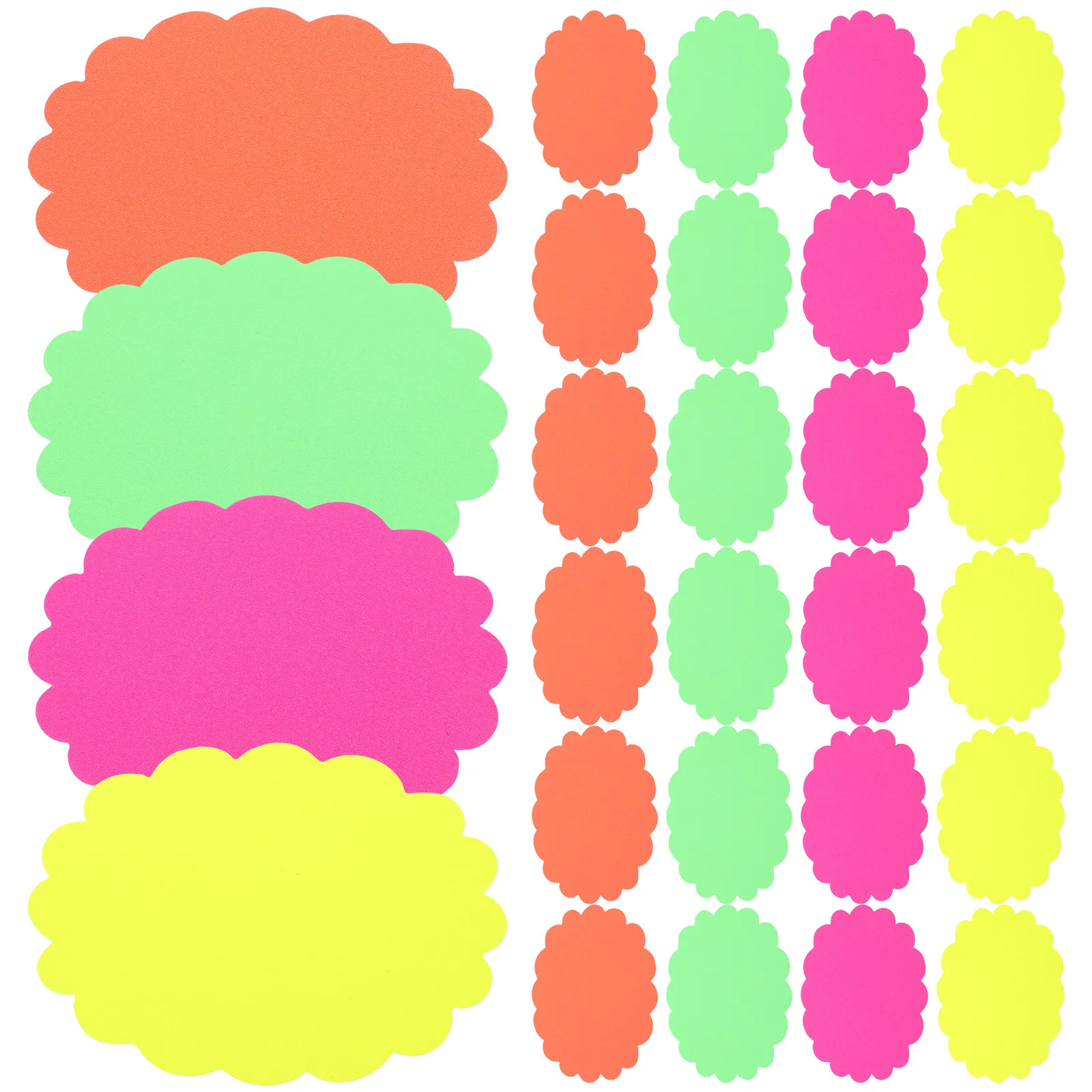 

80Pcs Blackboard Paper Cutting Decors Burst Shaped Paper Cutouts Colorful Decorative Wall Art for Farmhouse Party Festival