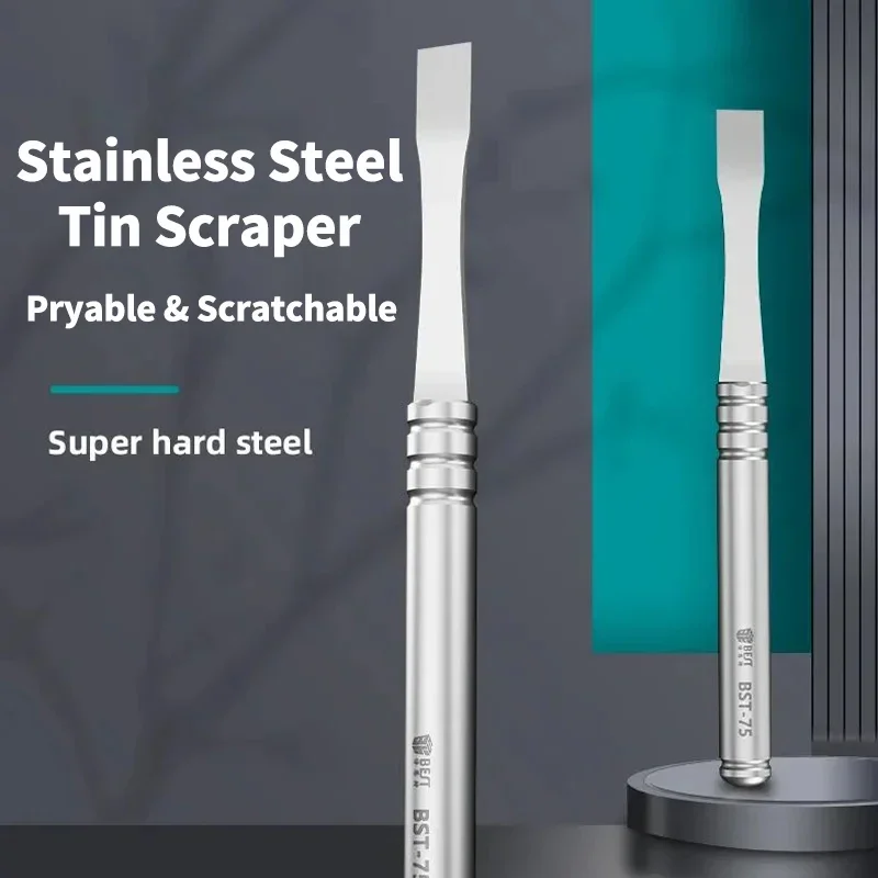 BST-75 Universal Bildschirm Opener Ultra Dünne Demontage Klinge Für Handy Reparatur Öffnung Werkzeuge Spudger Metall Brecheisen Werkzeuge