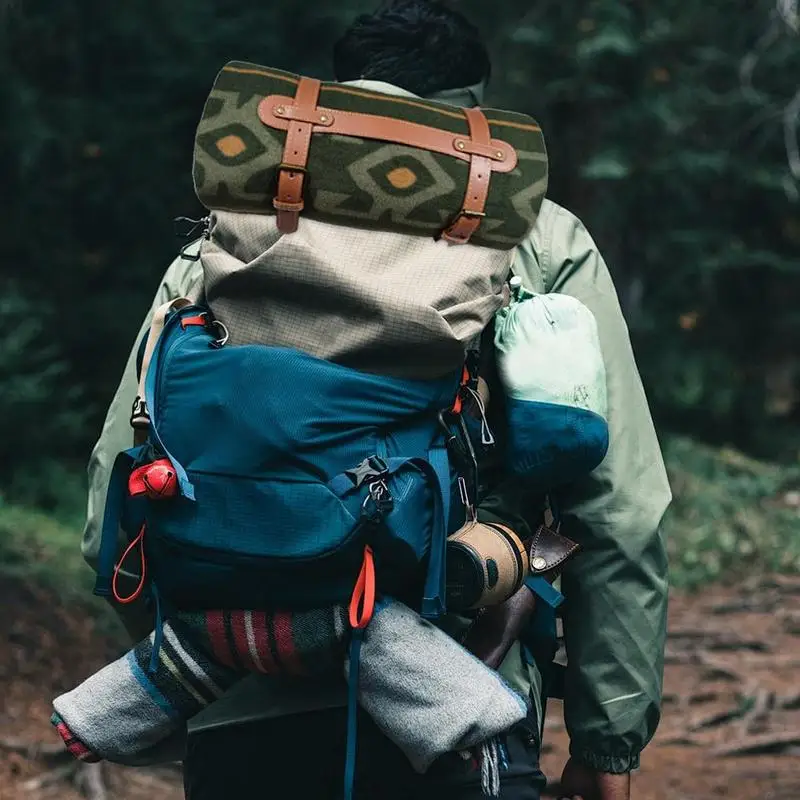 

Новый дизайн, 1 шт., регулируемый ремень для переноски одеяла из искусственной кожи с ручкой для держателя одеяла для пикника ﻿
