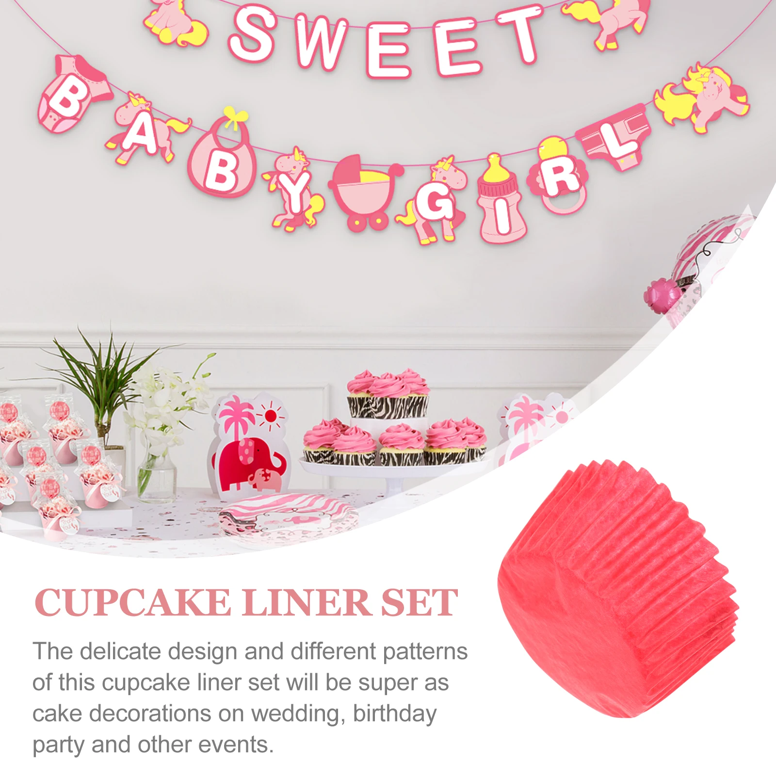 

480 Pcs Cake Decorating Base Cupcack Wraps Heat Resistant Cupcake Wrappers Liners