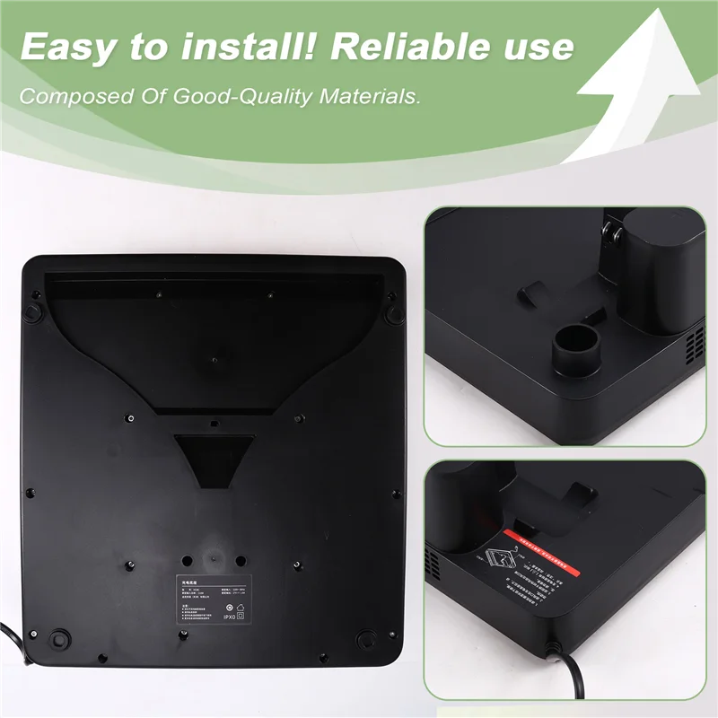 B58B-EU Plug Charging Base For Dreame H30 H20 Vacuum - Incorporates Hot Air Dry And Accessory Holder