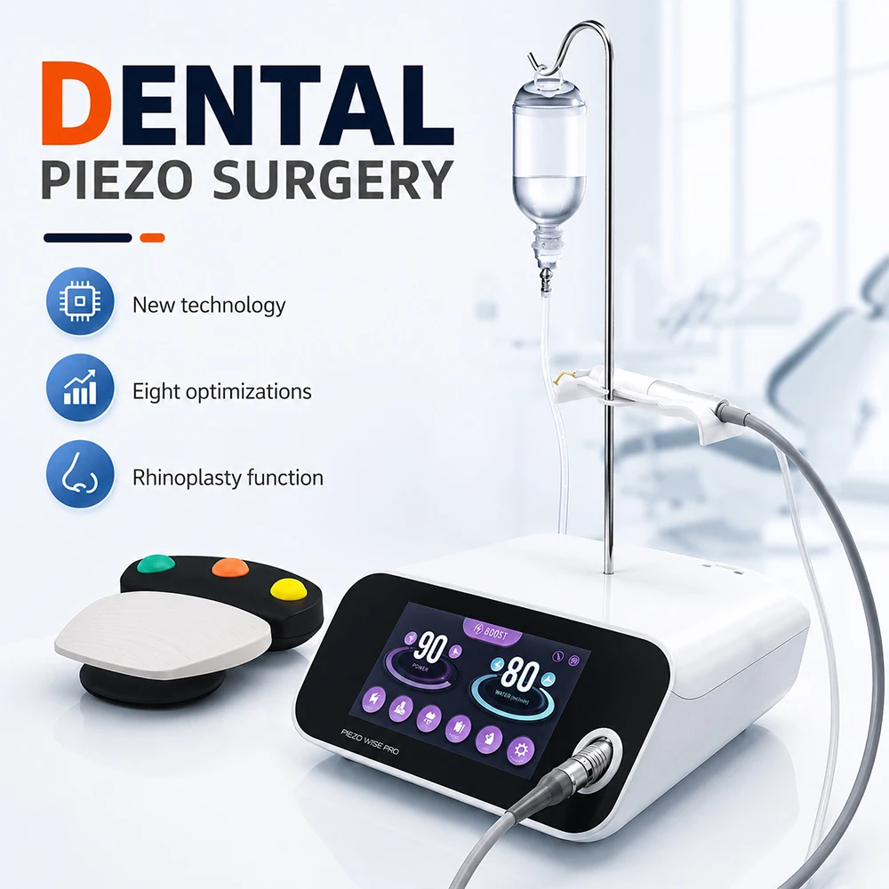 Dental Pizosurgery Piezo Bone Cutter Equipment Ultrasonic Bone Surgery Machine Piezotome With 7-inch Hd Touch Screen