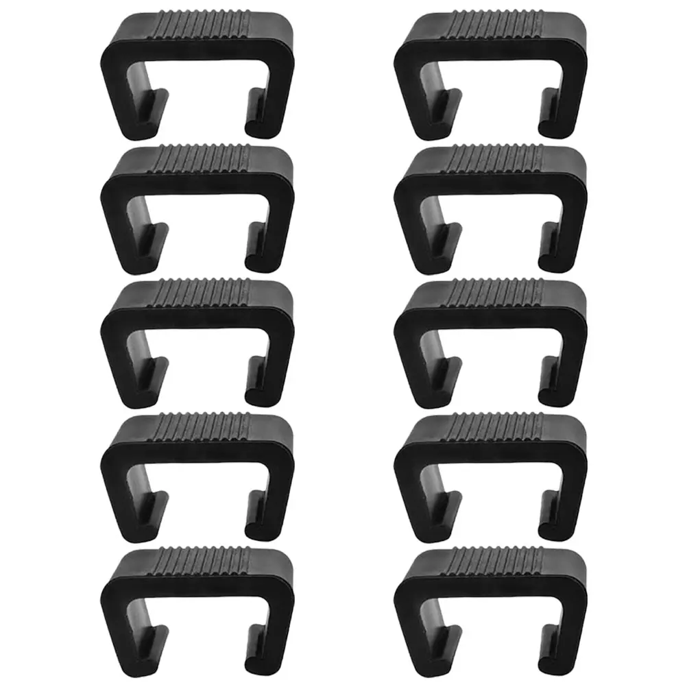 

10 Pcs Sofa Clips for Couch Chair Rattan Wicker Clamps Furniture Patio Plastic Sectional
