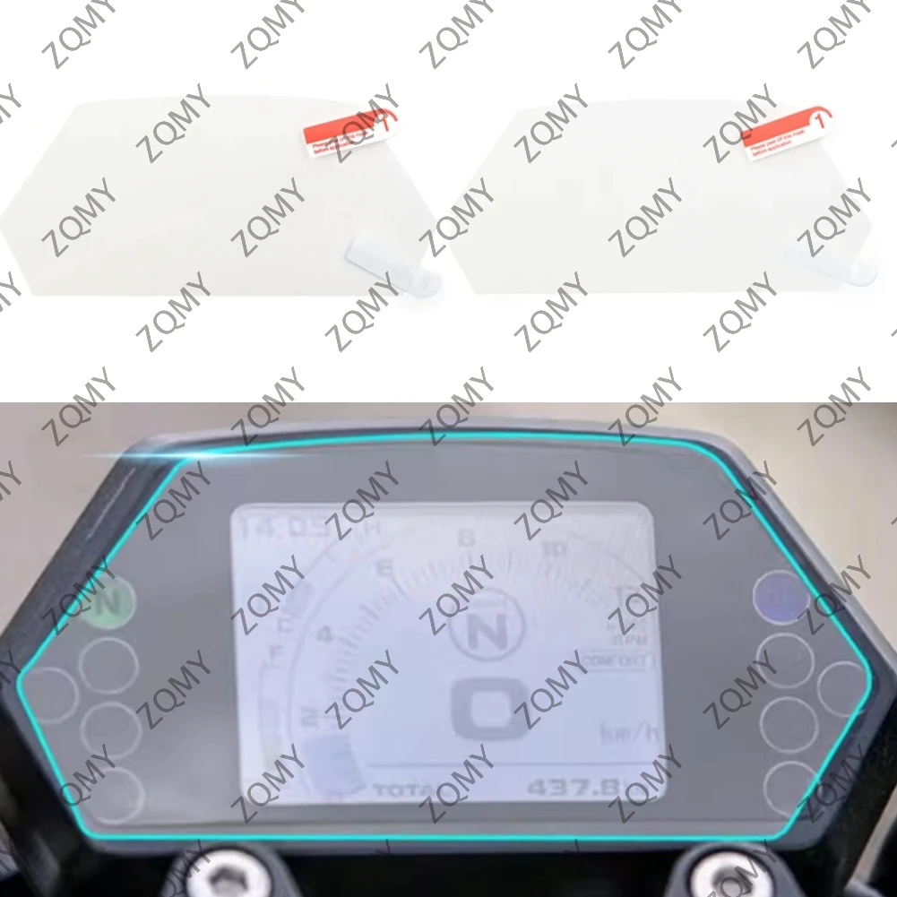 2Pcs Transparent Motorcyle Speedometer Protective Film Dashboard Instrument Screen Protector For Benelli 502C BJ500