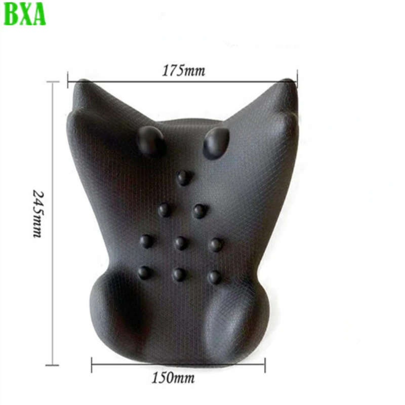 Almofada de massagem quiroprática no ombro, Relaxamento muscular, Tração Neck Stretcher, Aliviar a correção da dor, 1 pacote