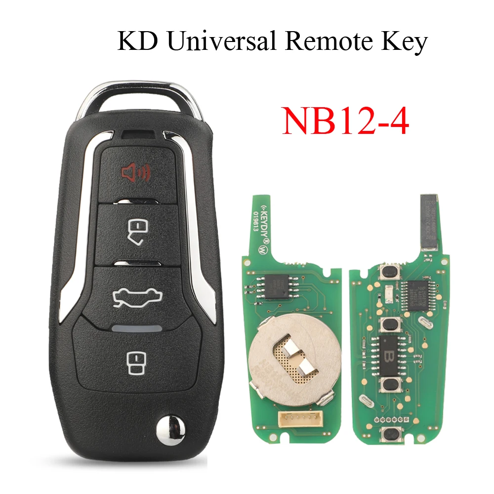 

jingyuqin 4 Button For KD900 URG200 KD-X2 All Functions In One Multi-functional Remote Control NB12-4 NB Series Universal Key