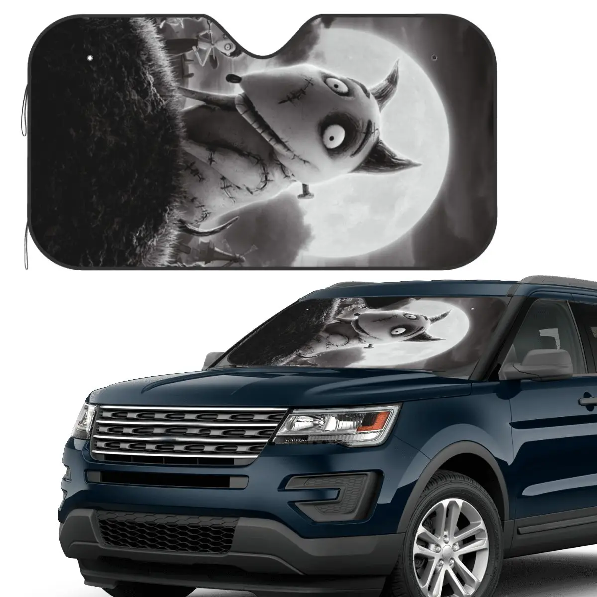 

Sparky Dog Frankenweenie солнцезащитный козырек на лобовое стекло автомобиля, переднее лобовое стекло, солнцезащитный козырек, аксессуары, чехлы